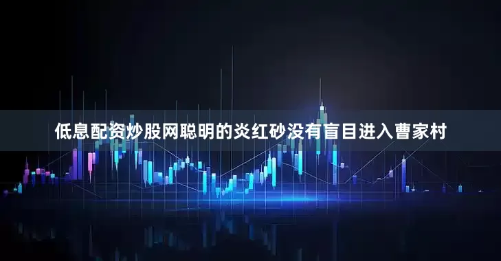 低息配资炒股网聪明的炎红砂没有盲目进入曹家村