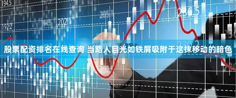 股票配资排名在线查询 当路人目光如铁屑吸附于这抹移动的暗色